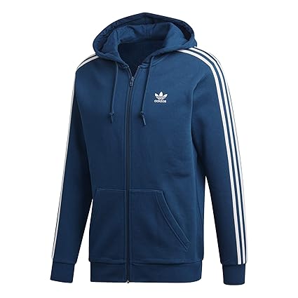 adidas Herren 3-Streifen Kapuzenjacke