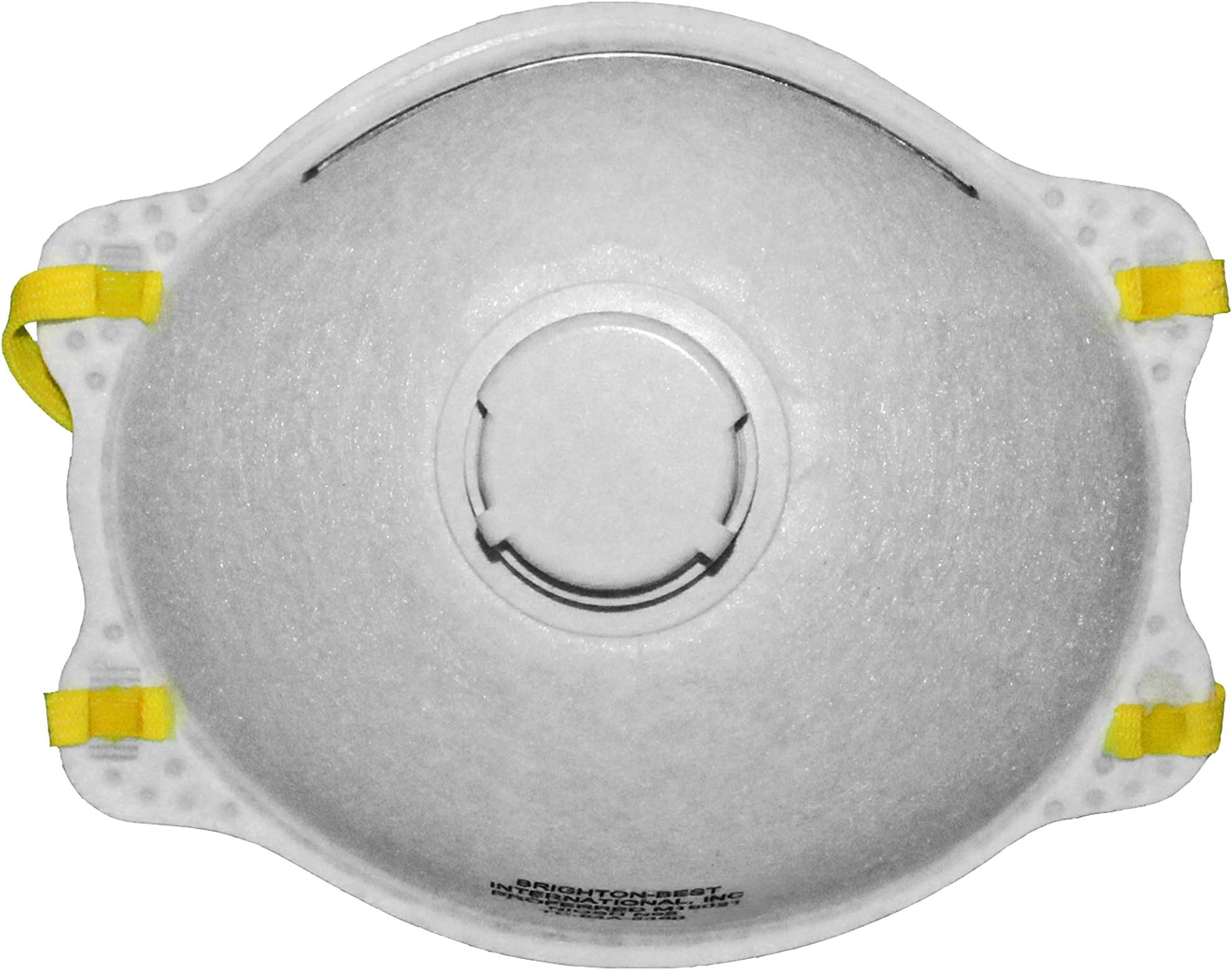Disposable Respirator Masks N95 Vent Filter Masks with Valve For Paint Dust Mold - 3M Equivalent - 10 Pack Box