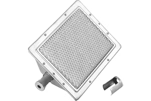 HZ-MONSTAR BBQ Grill Stove Heater Burner Replacement Parts, 8.66"x 6.69" (220x170mm) Infrared Heating Flame Ceramic Burner He
