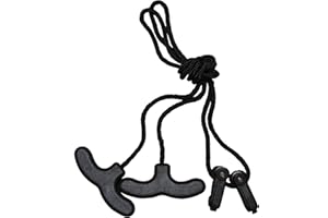 Dead Ringer Crossbow Cocking Rope, Quiet Roller Glide Hooks, Reduces Draw Weight by 50 Percent, Black