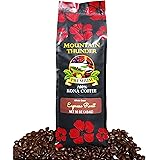 100% Kona Coffee Espresso Roast - 1 Pound Premium Gourmet Whole Bean by Mountain Thunder Coffee Plantation
