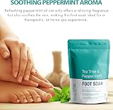 Tarrapu Tea Tree Peppermint Foot Soak Epsom Salt for Hard Skin Antifungal Spa view 3