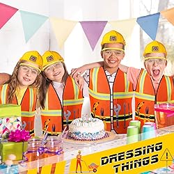 Handepo Construction Worker Costume Kids Hard Hat