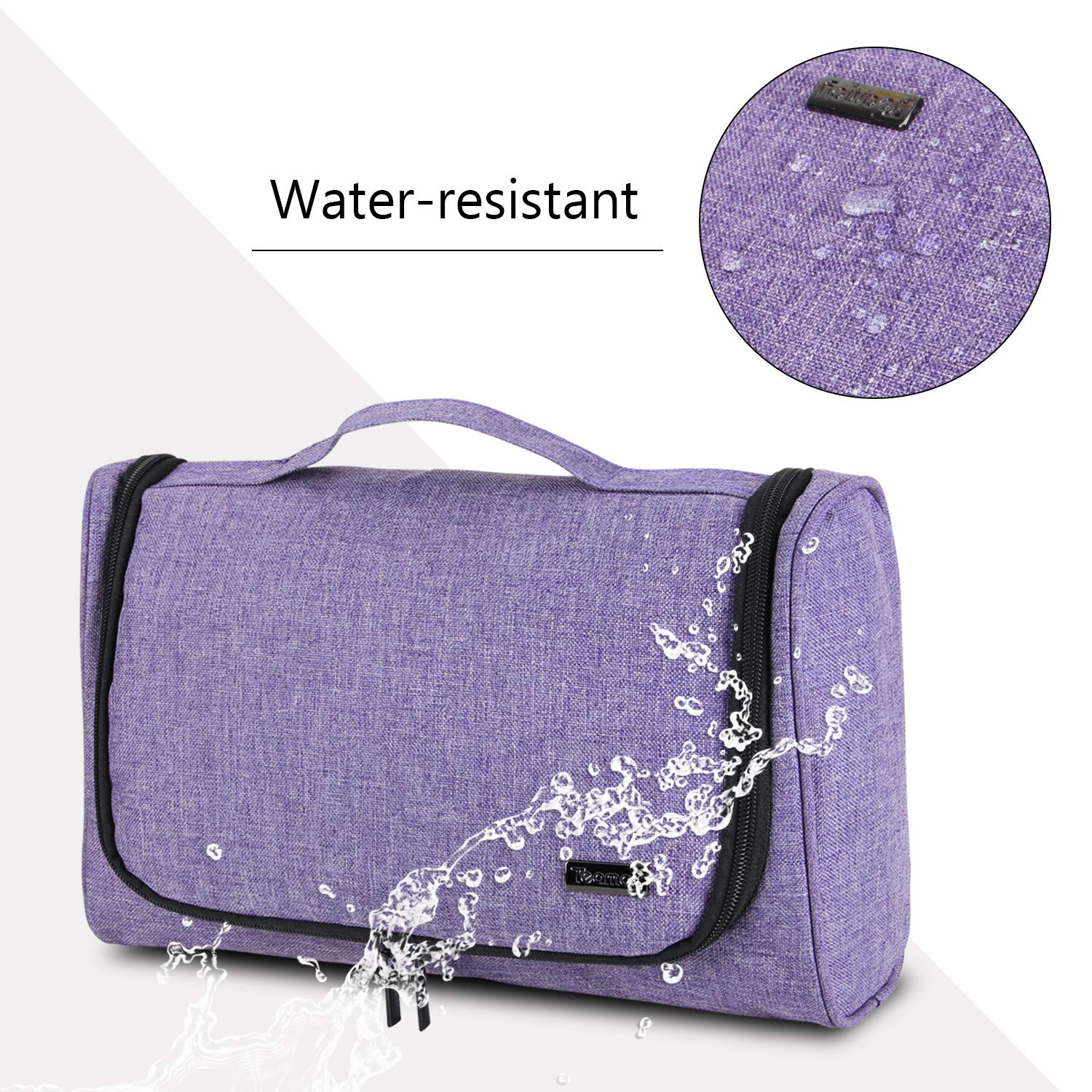 Teamoy Travel Storage Bag Compatible with Dyson Airwrap Styler, Portable Travel Organizer for Airwrap Styler and Attachments, Purple : Beauty