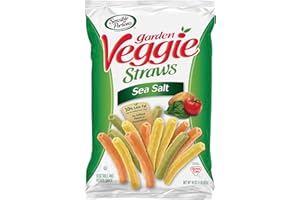 Sensible Portions Garden Veggie Straws, Sea Salt, 16 Oz (Pack of 6)