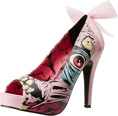 iron fist peep toe heels