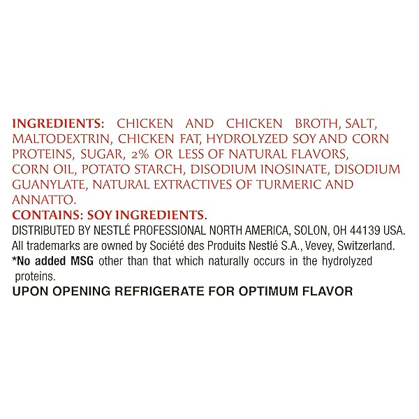 MAGGI CHICKEN BASE, STOCK AND BOUILLON, GLUTEN FREE, NO MSG, BULK 1 LB TUB (PACK OF 6)