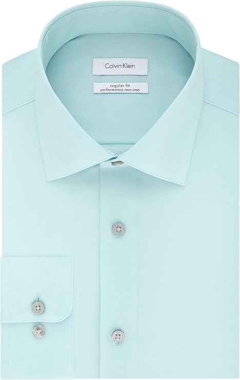 calvin klein slim fit performance non iron dress shirt