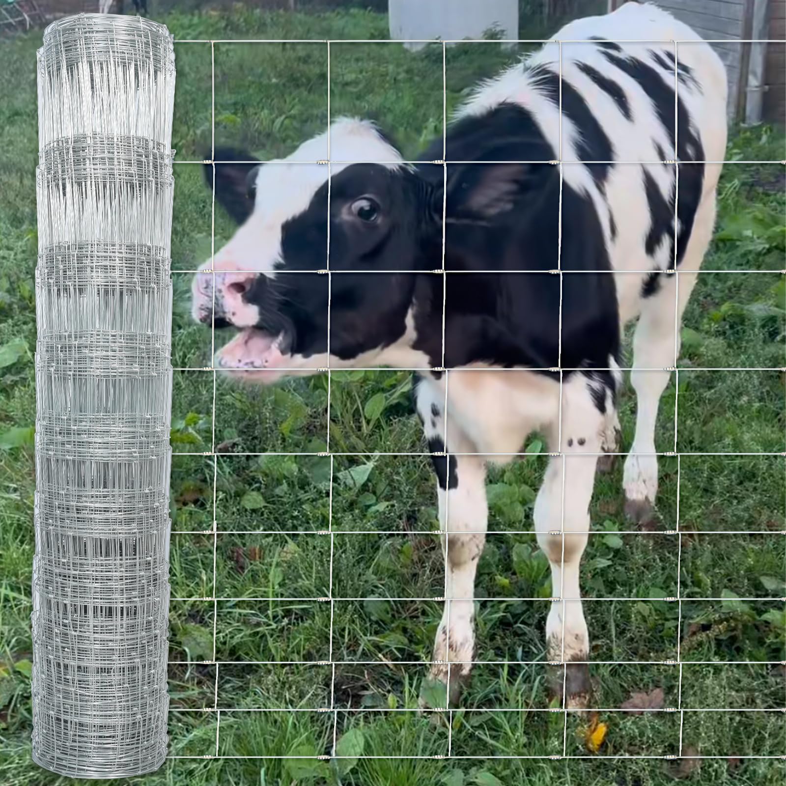 Farm Livestock Fence, Galvanised Iron Wire Farm Fence Cattle Fence Deer Fence Grassland Fence, for Y