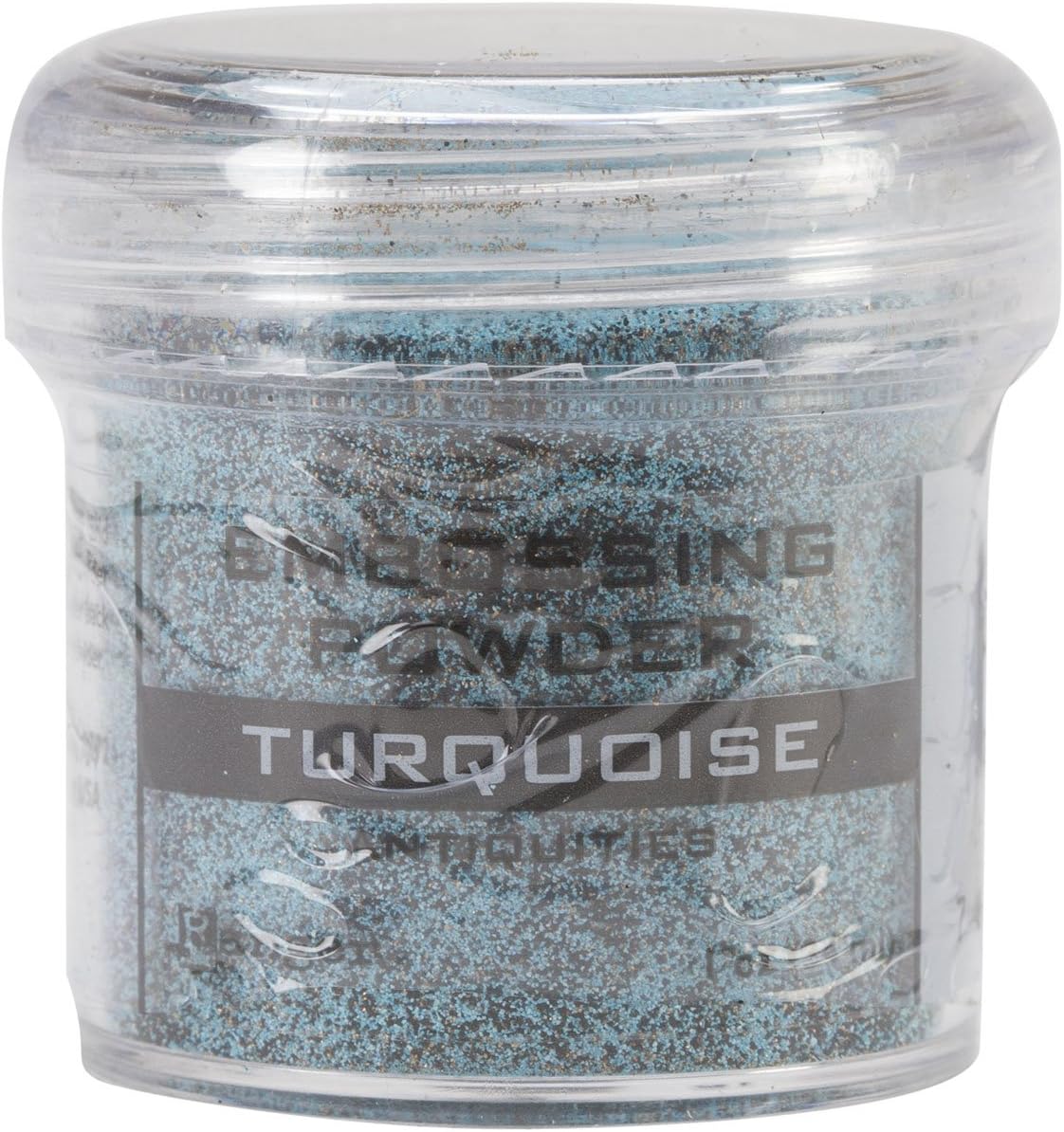 Ranger TurquoiseEmbossing Powder, Acrylic, Multicolour, 4.44×4.44×4.44