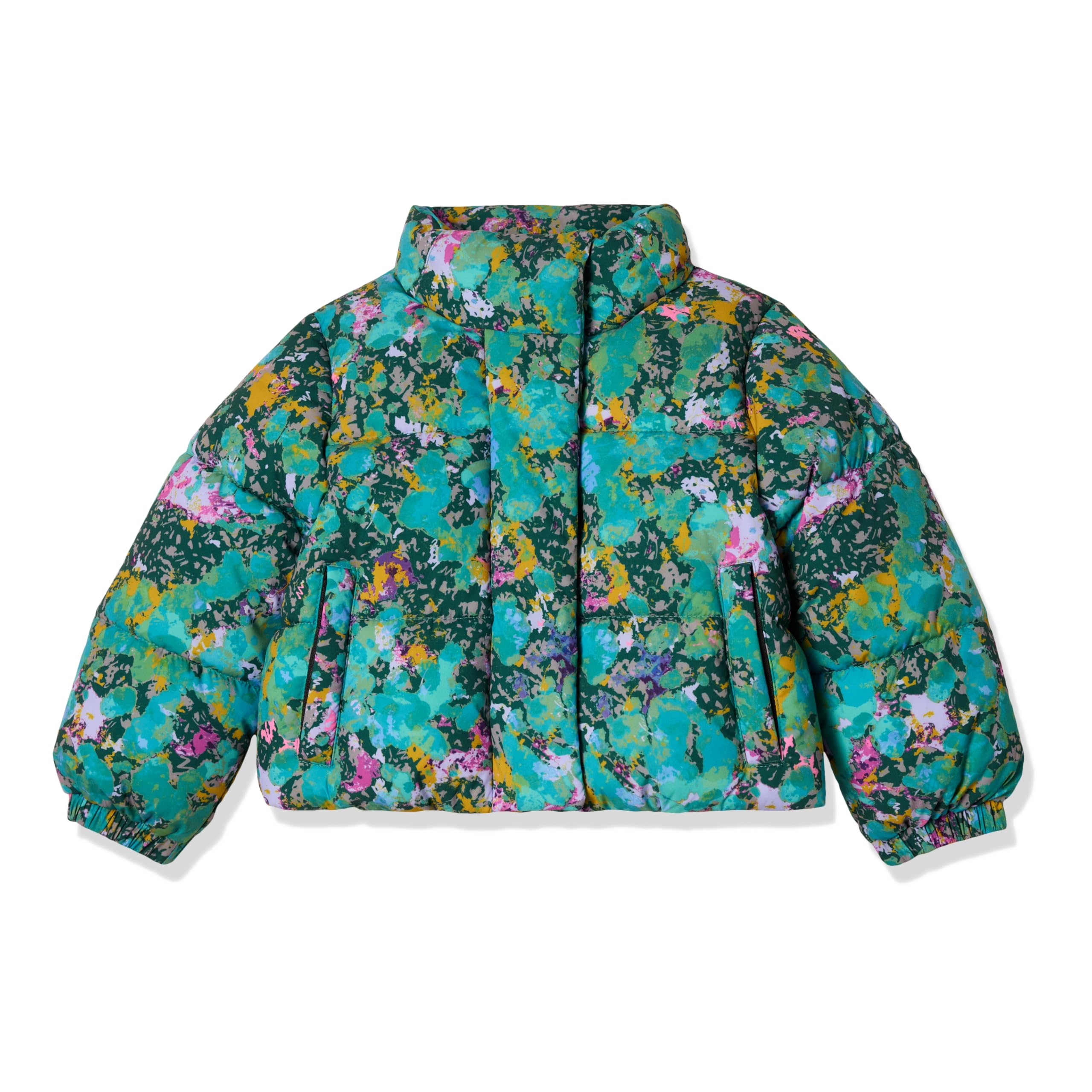 Amazon Essentials Toddler Girls' Cropped Full-Zip