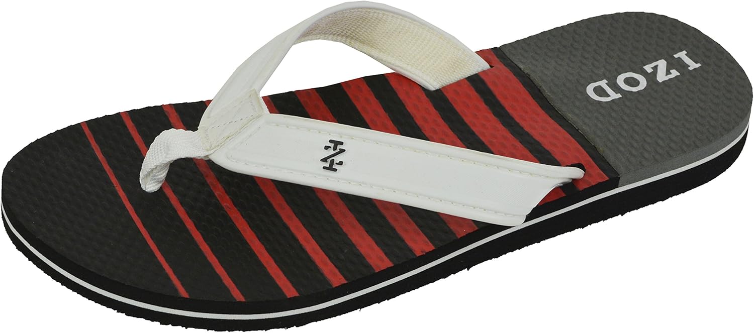 men's izod flip flops