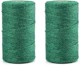 KINGLAKE Garden Twine String 200m Green 2mm Jute for Crafts Gifts Gardening