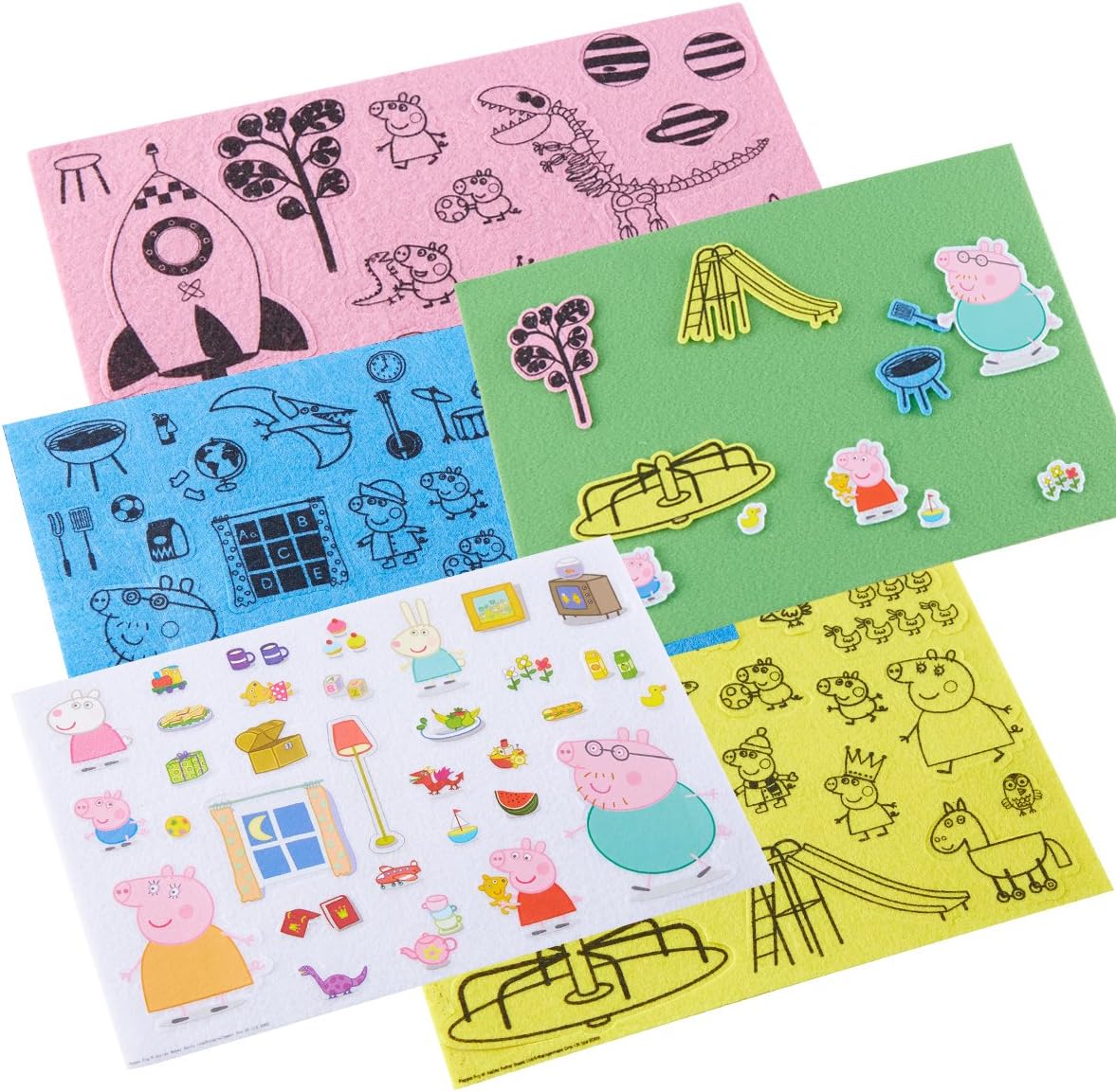 peppa pig fuzzy felt