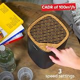 Russell Hobbs Air Purifier Bedroom CADR 100 m³/h 3 Speed LED Touch view 4
