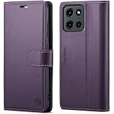 FLIPALM Wallet Case for Moto G 5G 2026, Card Holder, Purple | Card Holder, RFID Blocking, PU Leather Folio Flip, Kickstand, Protective Shockproof Cover