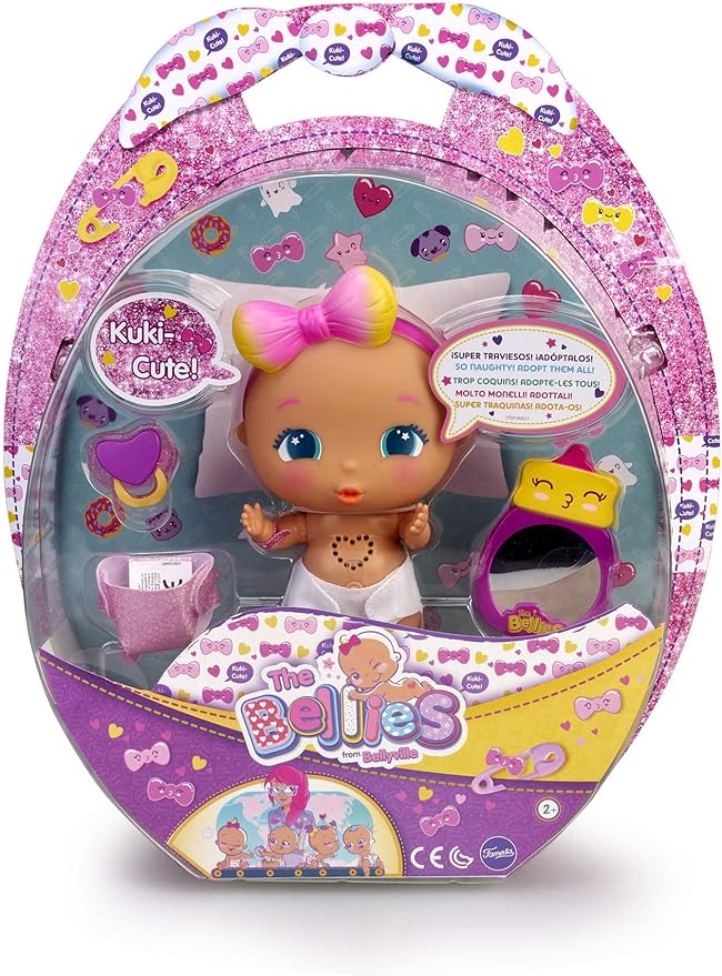 Amazon.com: The Bellies – Muñeca Kuki para niños y niñas a partir de 2 años, multicolor (Famous 700015143): Toys \u0026 Games