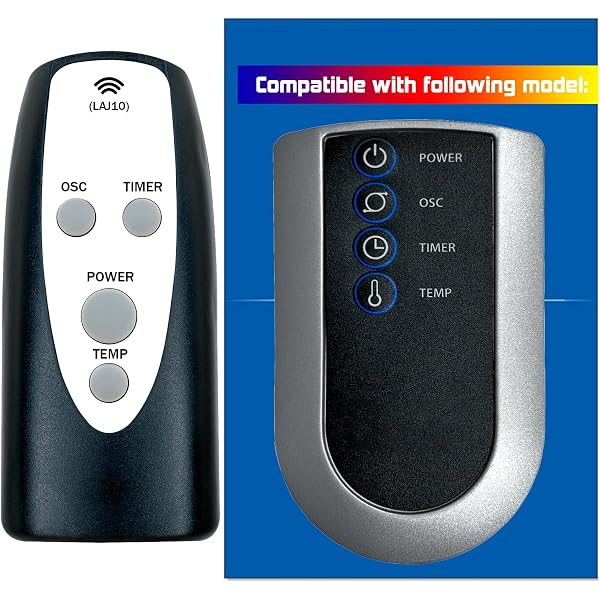Amazon.com: Replacement Remote Control for Lasko 2033666D 2033666C T42050  T36205 T42552 T42951 T42952 T42954 T42964 T48312 T48322 T48332 T48312  T48314 Oscillating Tower Fan : Home u0026 Kitchen