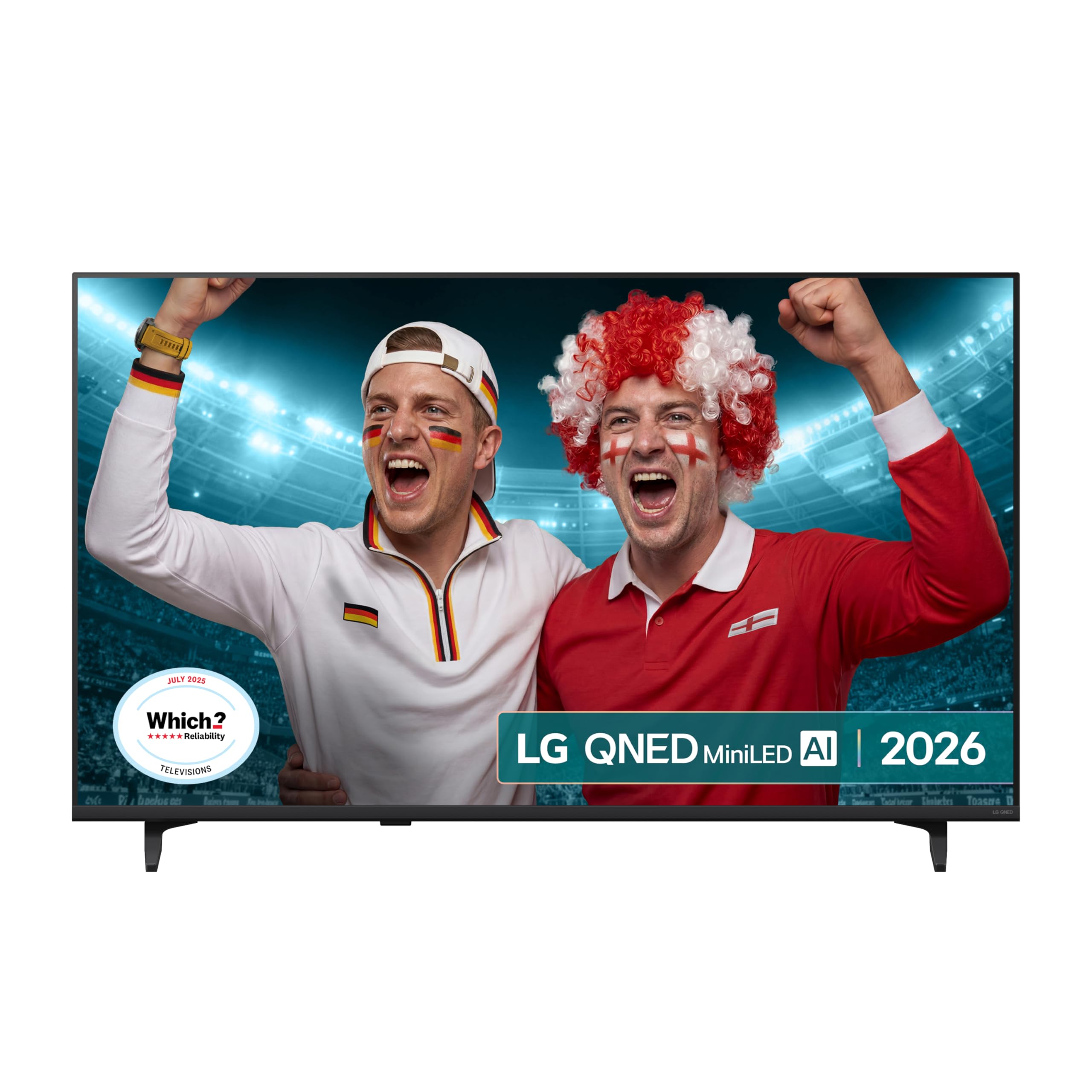 LG QNED MiniLED AI QNED7E 50QNED7EB3C 50 Inch Smart TV, α7 Processor Gen9, 60 Hz, HDR10, Filmmaker Mode™, Google Cast, Apple AirPlay 2, 2026