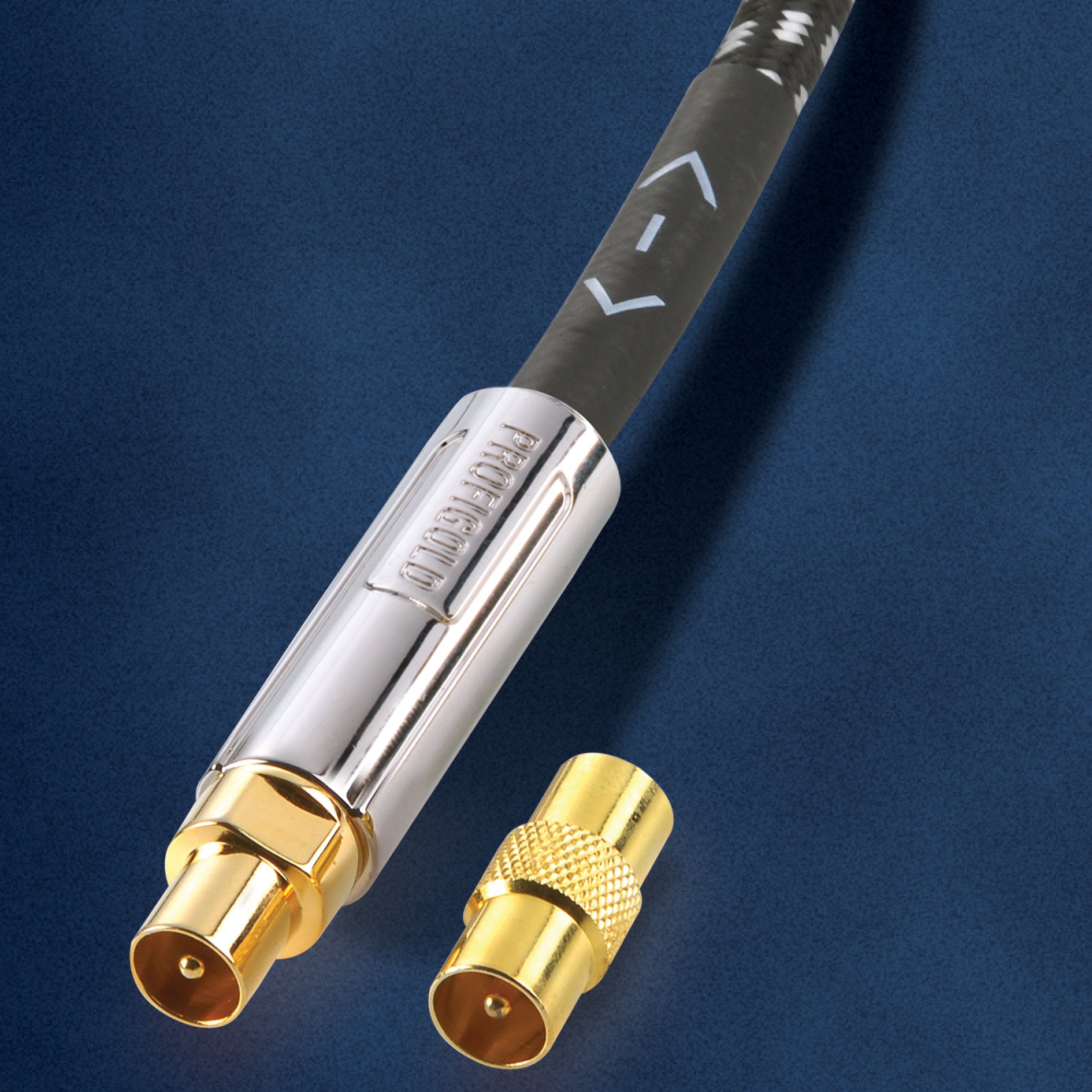 Profigold 2m Ultra Performance Antenna Interconnect Cable with 2nd Generation UPCS OCC Conductors