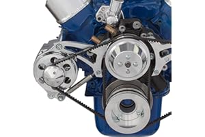 CVF RACING Alternator Bracket Compatible with Small Block Ford 289 and 302 Engines with Drivers Side Lower Radiator Hose 1969+