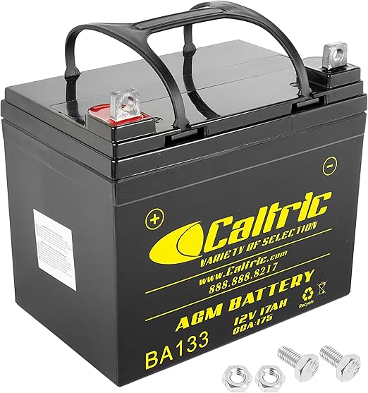 Caltric AGM Battery for John Deere LA130 LA140 LA145 LA155