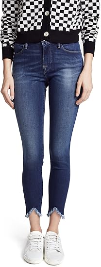 triangle hem jeans