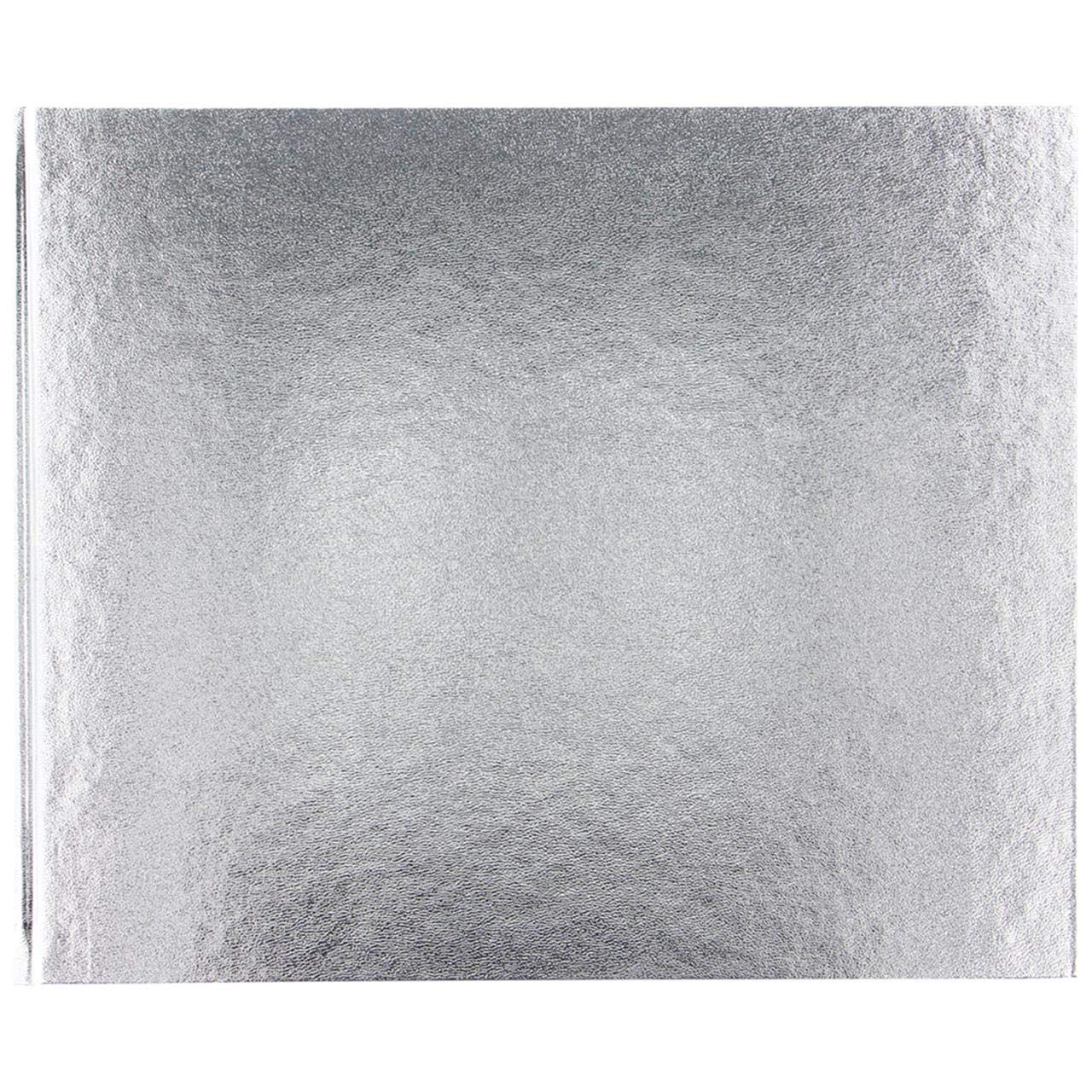 Letts Ladydate Quarto Landscape occasions/guest book - silver