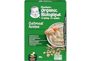 Gerber Organic Baby Cereal Oatmeal 208 g