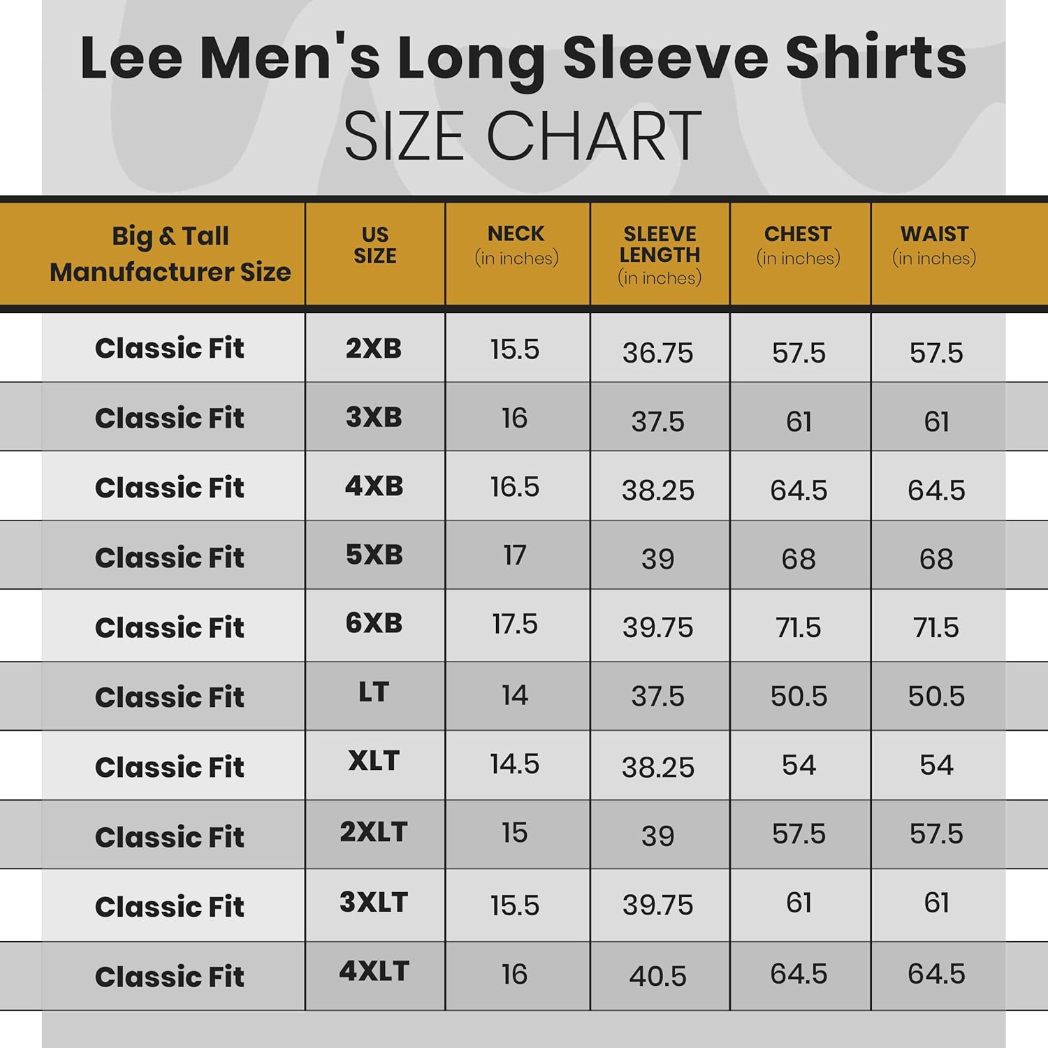 LEE Men’s Stretch Long Sleeve Brady Shirt, Stretch Cotton, Regular, Big & Tall at  Men’s Clothing store