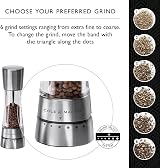 Cole & Mason Derwent Salt & Pepper Mills Gift Set Stainless Steel Acrylic 190 mm view 4