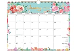 FORVANE 2024 Calendar - 2024 Wall Calendar, 12 Monthly Wall Calendar from Jan. 2024 to Dec. 2024 , 11" x 14.7" Monthly Calendar Planner with Writing Blocks Perfect for Planning and Organizing for Home or