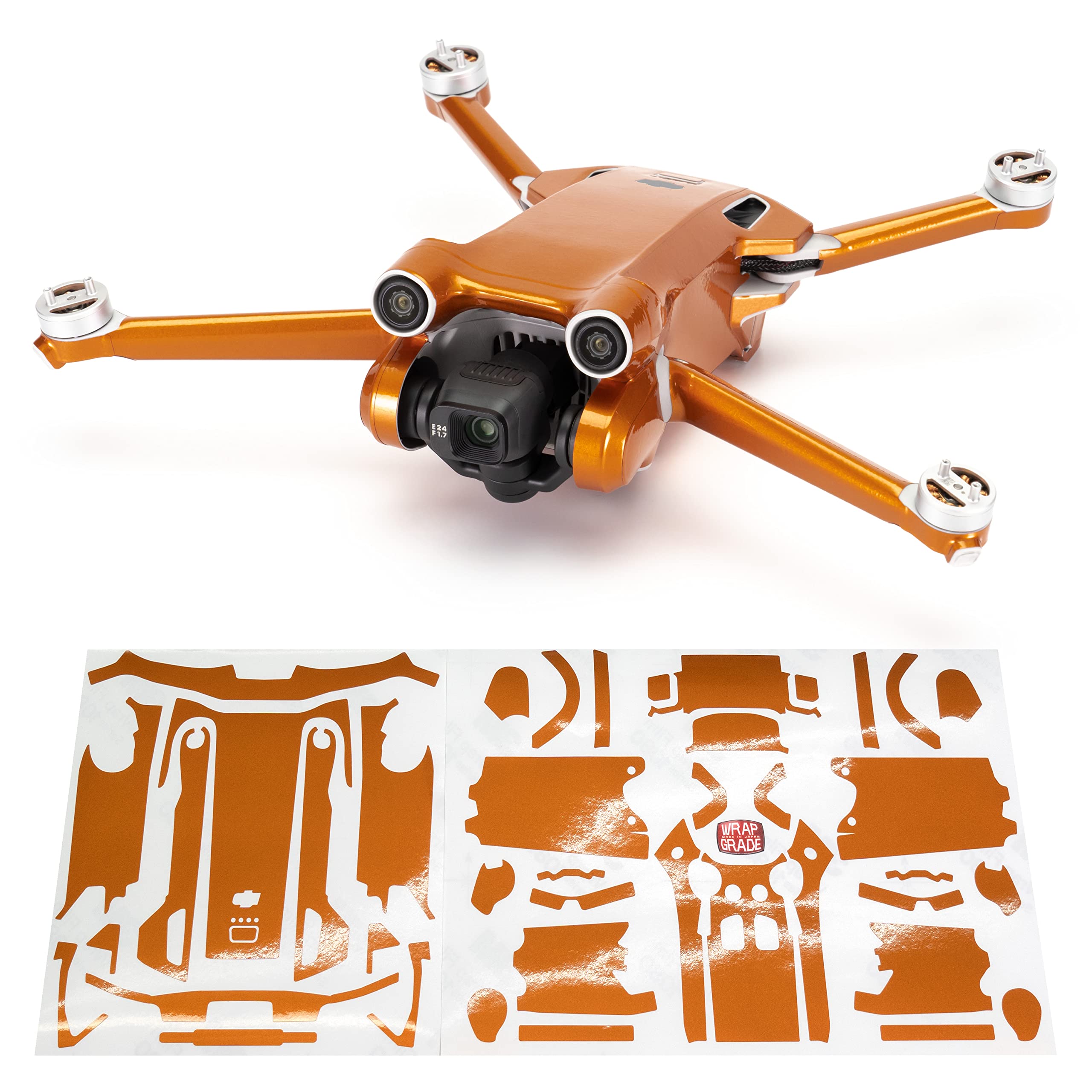 WRAPGRADE Skin Compatible with DJI Mini 3 Pro (BUTTERFLY COPPER) — image 1