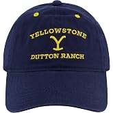 Yellowstone Dad Hat, Dutton Ranch Adjustable Baseball Cap with Curved Brim