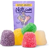Nuts.com Old-Fashioned Spice Drops Candy, Sugar-Coated Gum Drops, 13 oz | Chewy Spice Gum Drops in Clove, Cinnamon, Anise, Spearmint, Sassafras &amp; Wintergreen Flavors, 13 oz