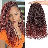 COOKOO Ombre Ginger Goddess Locs Crochet Hair 14