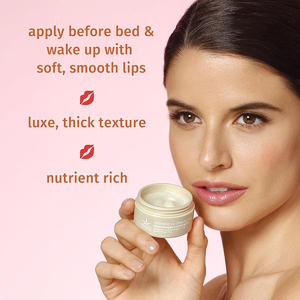 HEMPZ HYDRATING LIP SLEEPING MASK – WHIPPED VANILLA (.95 OZ.) | OVERNIGHT HYDRATING LIP BALM FOR DRY LIPS, LIP REPAIR, CHAPPED LIP TREATMENT & NOURISHMENT FOR WOMEN