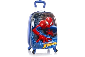 Marvel Spider Man Hardside Spinner Rolling Luggage for Kids - 18 Inch