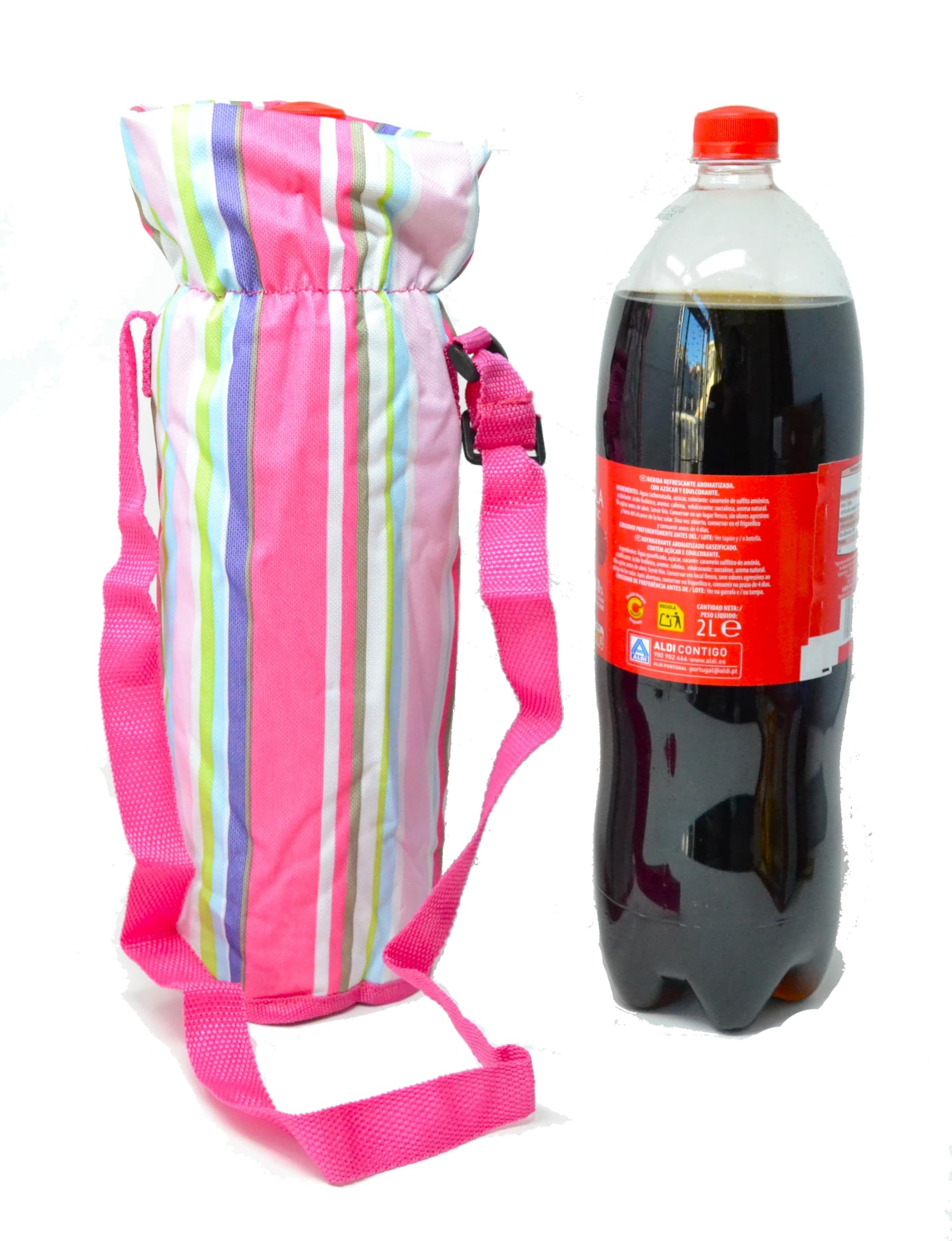 Pink for Women. 2L Bottles Portable Flexible Cooler for Beach Camping Thermal Bag Camping Cooler Camouflage Military