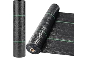 GRASSCLUB 3ft x 250ft Weed Barrier Landscape Fabric 3.2oz Heavy Duty Premium Weed Control Fabric Durable & Eco-Friendly Weed Block Gardening Mat Landscaping Fabric