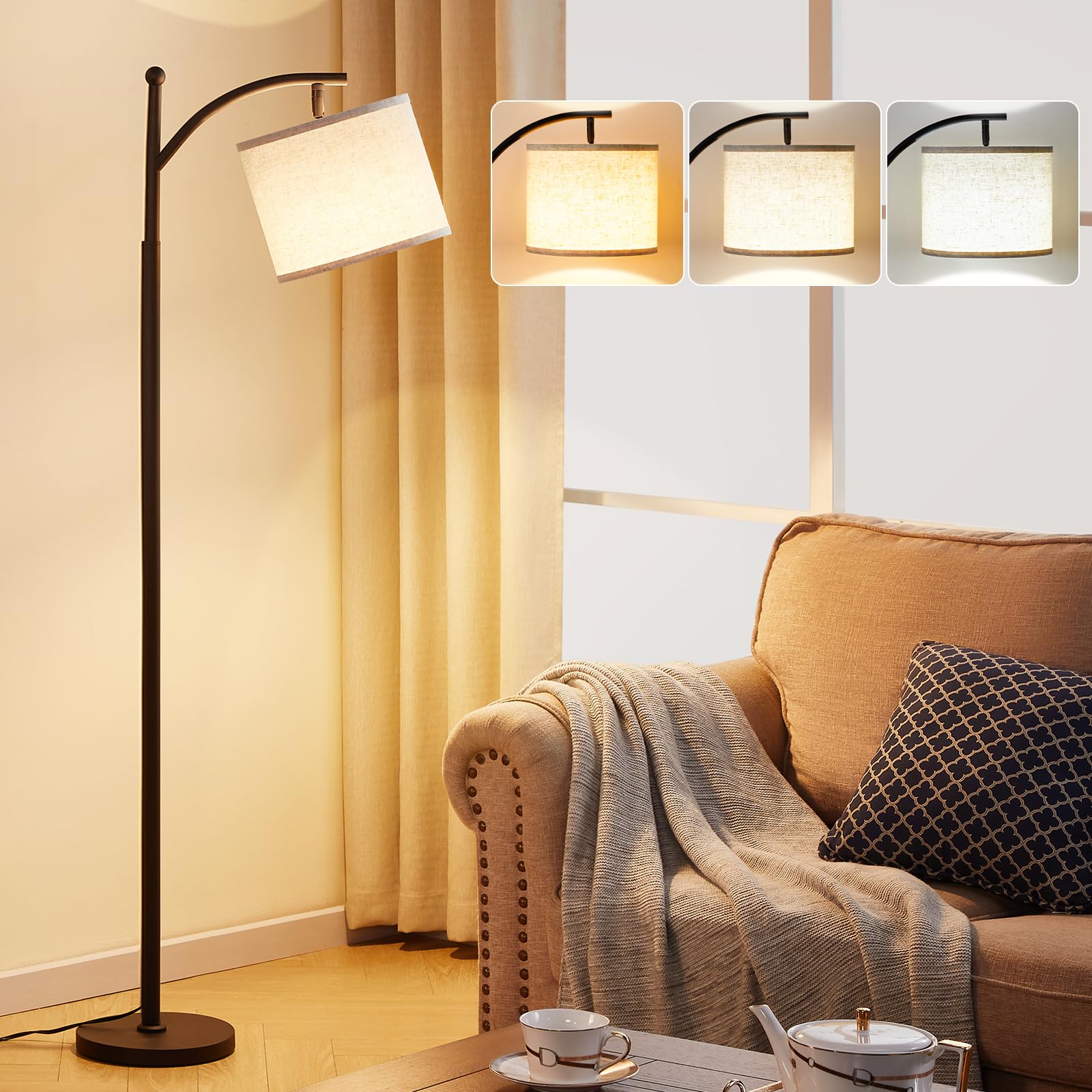 Mua Floor Lamp for Living Room with 3 Color Temperatures LED Bulb ...