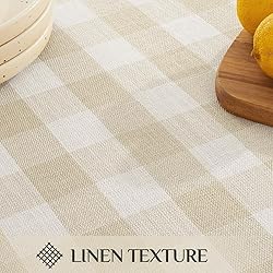 Softalker Checkered Tablecloth Rectangle, Heavy