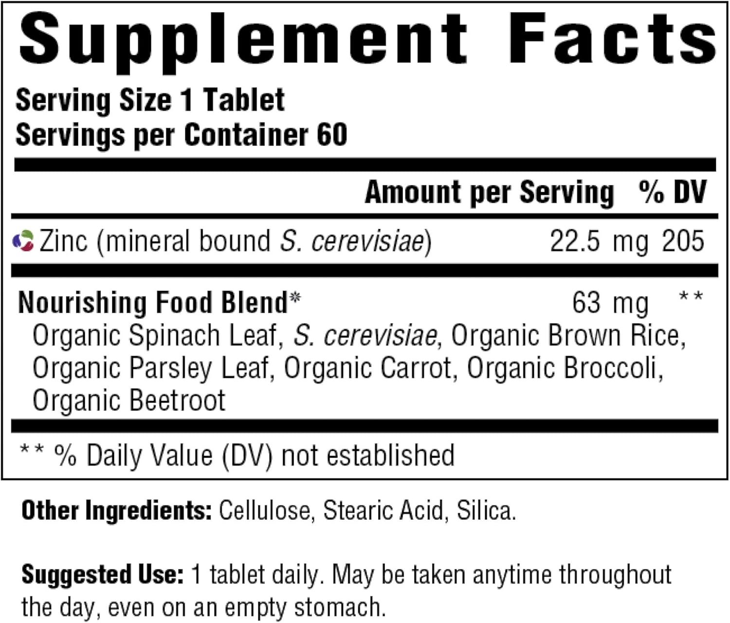 MegaFood, Zinc, Immune Health Support, Mineral and Dietary Supplement Vegan, 60 Tablets (60 Servings): Health & Personal Care