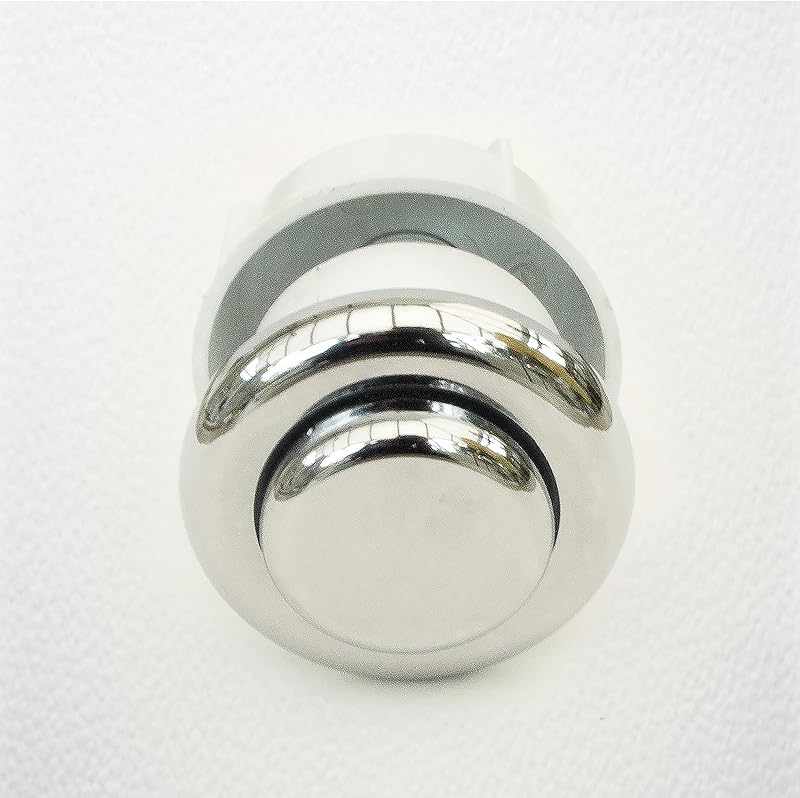 Thomas Dudley Royal Toilet Flush Button 51mm Chrome Pneumatic Single Flush