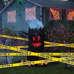 Halloween Decorations Caution Tape, 2Inch x 82Feet