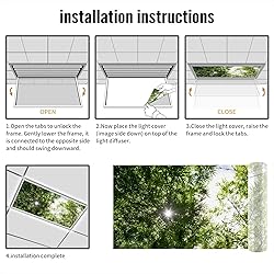 Drop Ceiling Light Covering Insert 4' x 2' feet