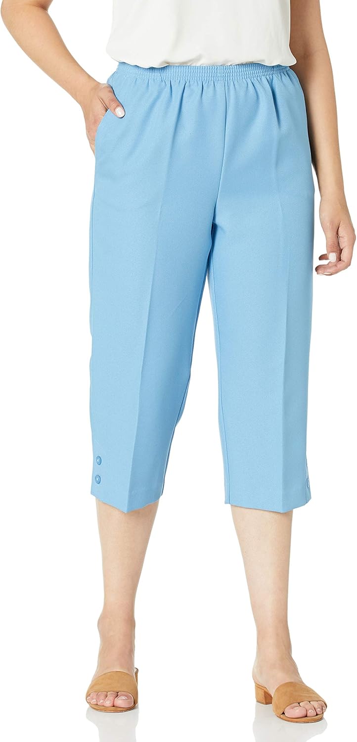 Alfred Dunner Women's Classic Fit Capri Pant at Amazon Women’s Clothing