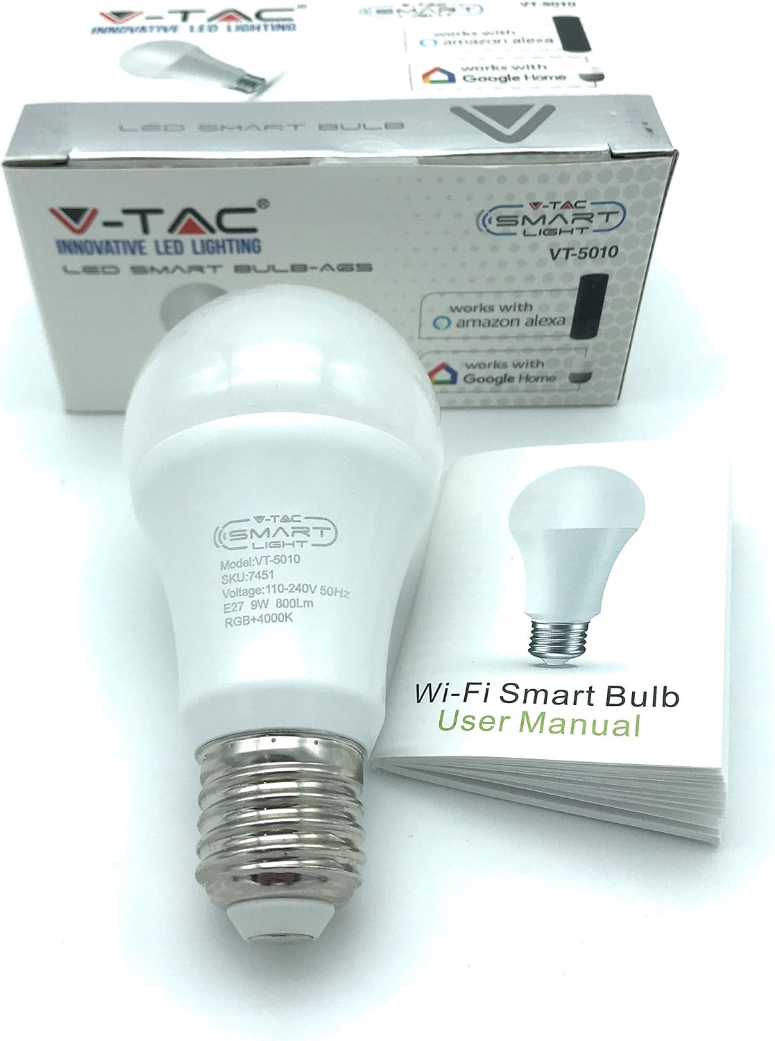 V-TAC Bulb 9W E27 Rgb+4000k - Image 4