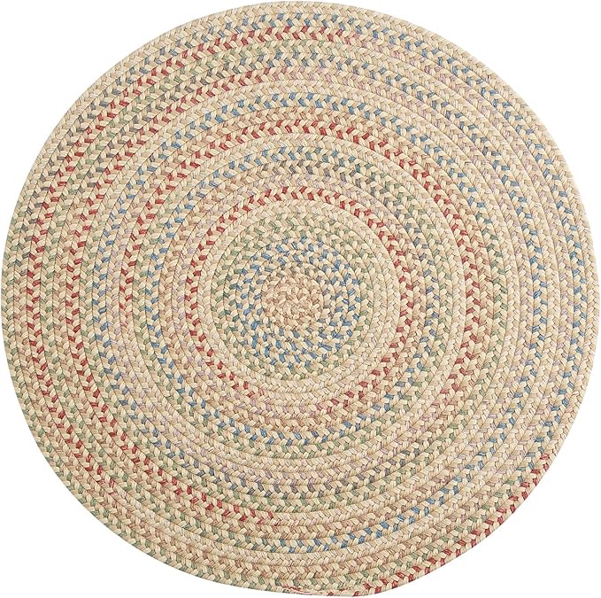 Colonial Mills Charlesgate Braided Area Rug, 11X11, Neutral Furniture & Decor