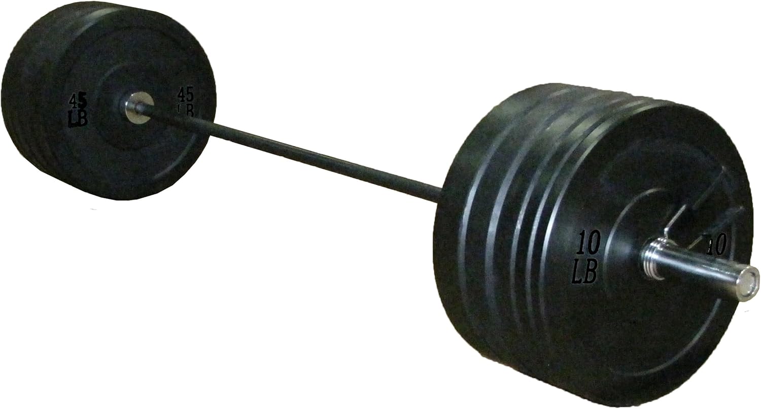 bumper plate set with bar
